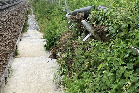 Landslip causes numerous delays and cancellations to rail travel across Sussex