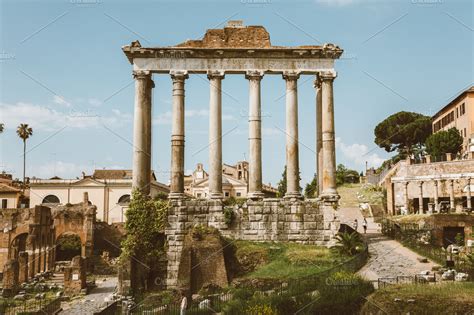 Temple of vespasian and titus featuring titus, vespasian, and ancient ...