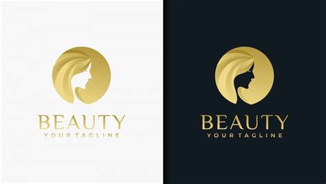 Premium Vector | Creative golden beauty salon spa logo design