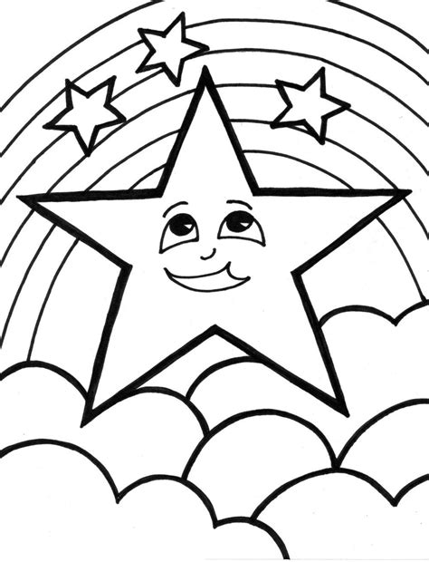 Free Printable Star Coloring Pages For Kids