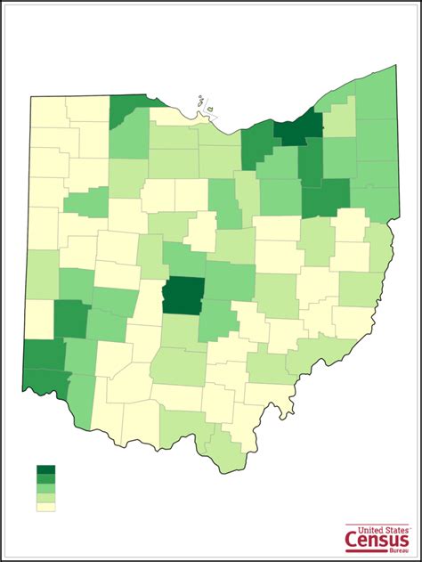 Ohio County Population Map Free Download | Maps Of Ohio