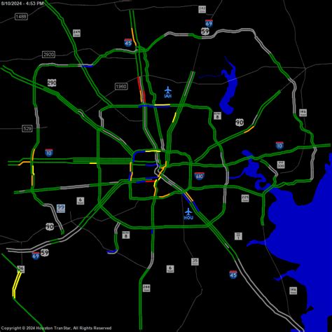 Houston Real-Time Traffic Map Kiosk