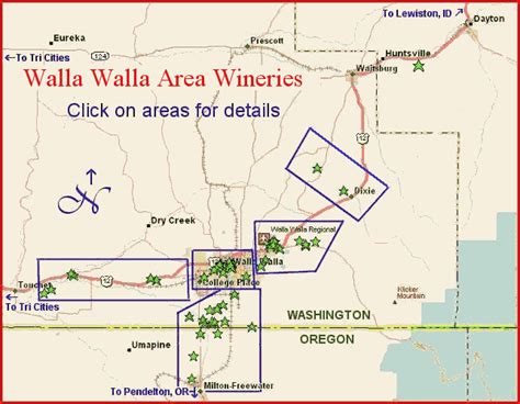 Washington Vineyards Map