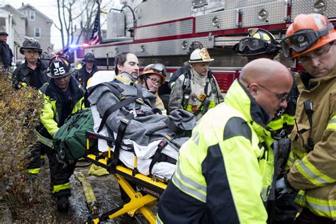 Firefighters suffer minor injuries in Roxbury fire - The Boston Globe