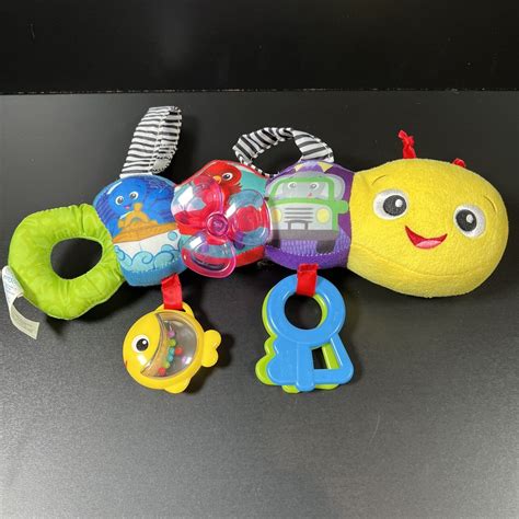 Baby Einstein Caterpillar Stroller Car Seat Detachable Toy Rattle Teether Music | eBay