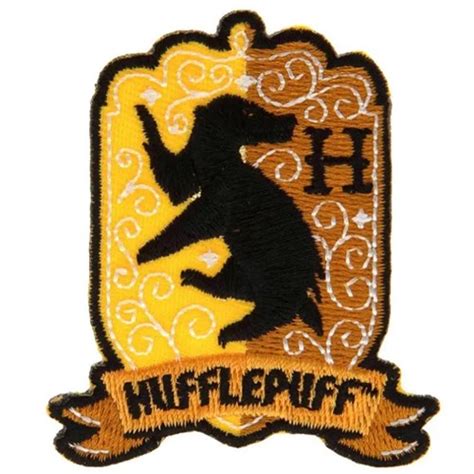 Hufflepuff Mascot Iron-On Patch - Quizzic Alley - licensed Harry Potter merch & wizarding themed ...