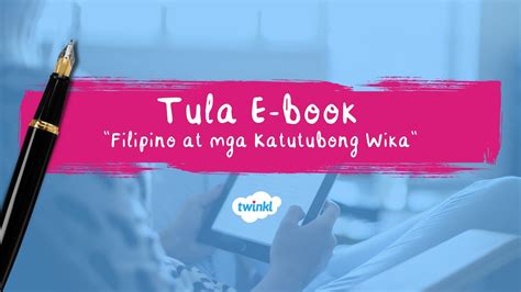 Tula Ebook: Filipino at mga Katutubong Wika - Twinkl