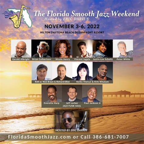 Florida Smooth Jazz Weekend 2022 - Jazz and R&B Music | Contemporary ...