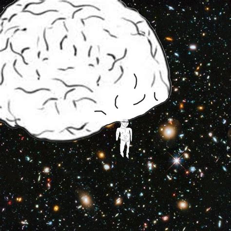 Brain To The Cosmos | Big Brain Wojak | Know Your Meme