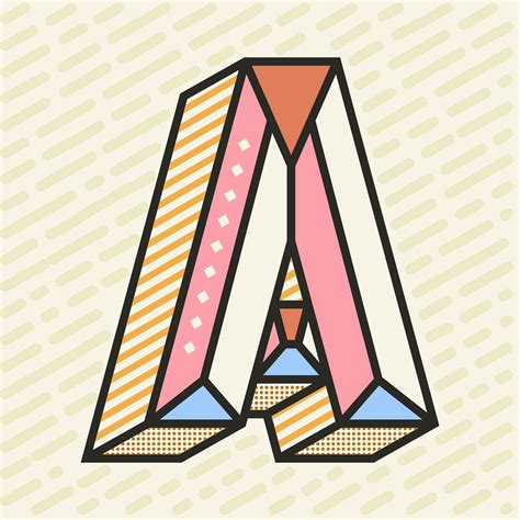 Letter A Typography Background 184401 Vector Art at Vecteezy