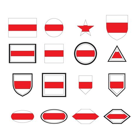 white red white flag logo 13379288 Vector Art at Vecteezy