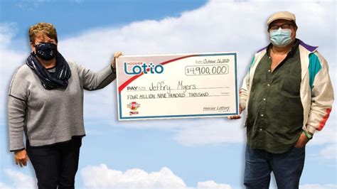 Northeast Indiana man claims $4.9 million Hoosier Lottery jackpot ...