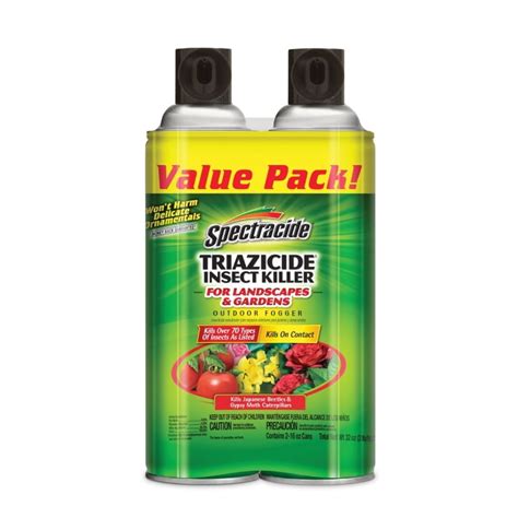 Spectracide Triazicide Insect Killer For Landscapes & Gardens, Outdoor Fogger, 16 Ounces ...