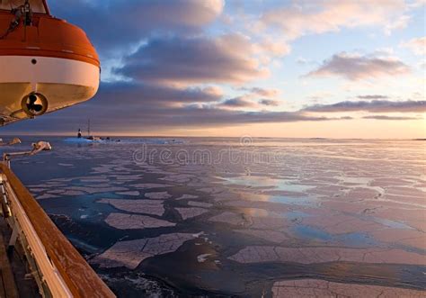 Arctic Sunset stock image. Image of archipelago, frozen - 13507763