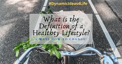 The Definition of Healthy Lifestyle - How To Change! #Di4L