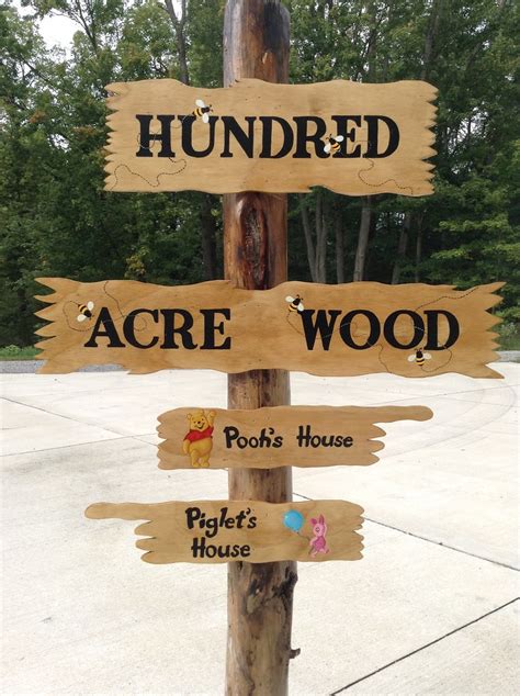 Hundred Acre Wood Sign Printable - Printable Word Searches