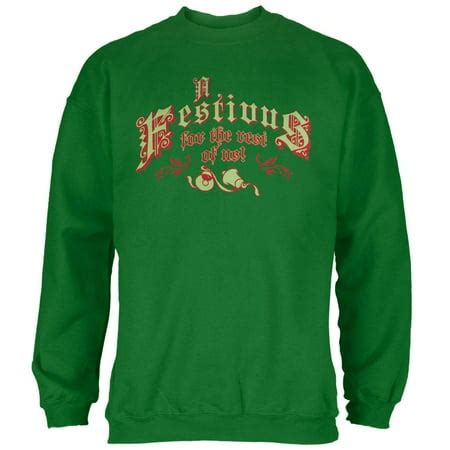 Seinfeld - Seinfeld - Festivus Ugly Christmas Sweater Mens Crewneck Sweatshirt - Walmart.com