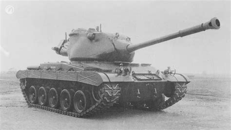 The US T42 Medium Tank prototype. It was not ready for service when the Korean War broke out and ...