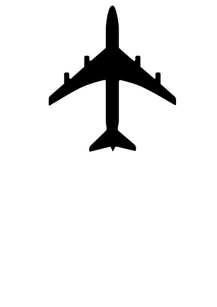 Free Black Airplane Cliparts, Download Free Black Airplane Cliparts png ...