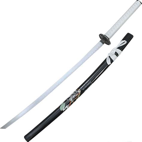 White Hilt Dragon Samurai Katana