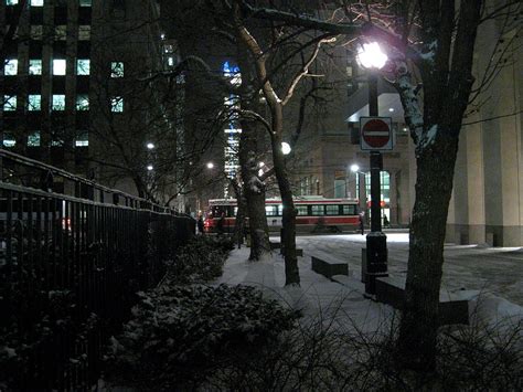 snowy night in Toronto Photograph by Alfred Ng | Fine Art America