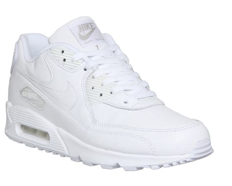 Nike Air Max 90 Leather Low-Top Sneakers in White for Men - Lyst