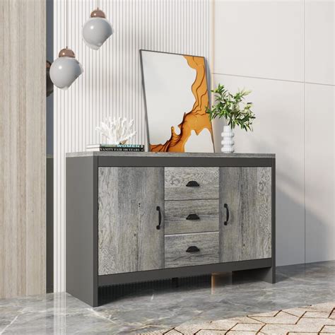 Goohome Modern Farmhouse Buffet - ShopStyle Storage Cabinets