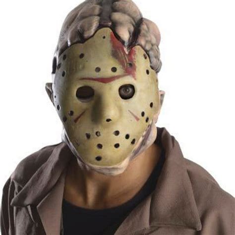 Latex Deluxe Jason Mask for Adult — Costume Super Center