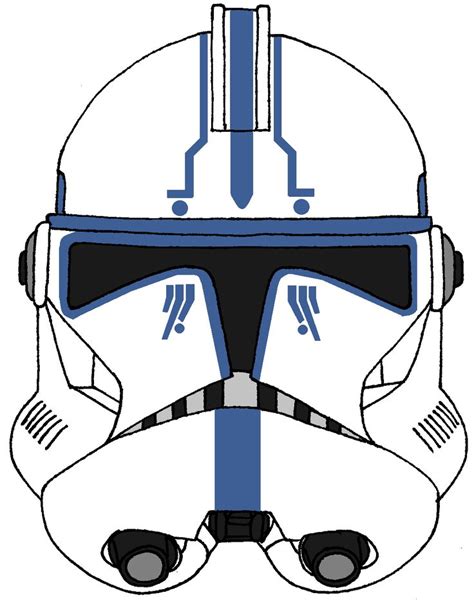 Clone Trooper Helmet Template