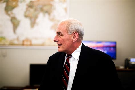 White House Chief of Staff John Kelly in his office in the West Wing ...