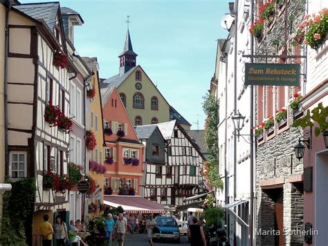 "Bernkastel, Germany, Old Town" by Marita Sutherlin | Redbubble