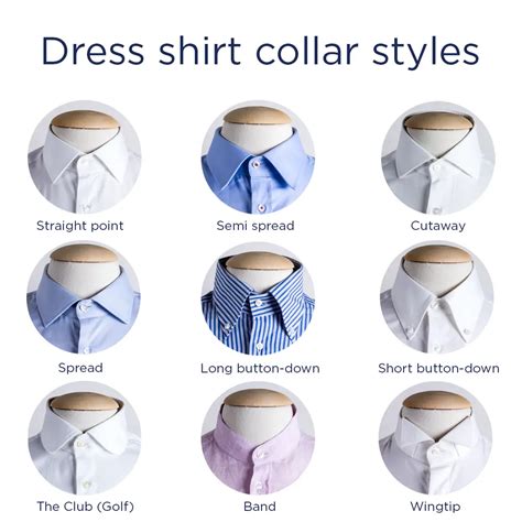 dress-shirt-collar-styles • Styles of Man