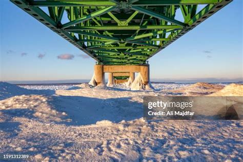 37 Mackinac Bridge In Winter Stock Photos, High-Res Pictures, and ...