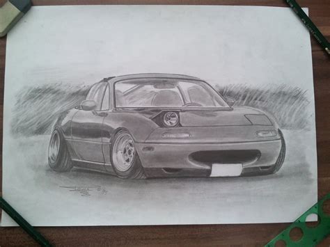 Miata Drawing at GetDrawings | Free download