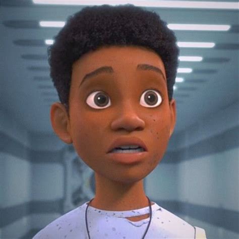 an animated character with big eyes and short hair in a hospital ...