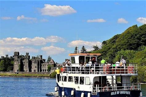 Lough Corrib cruise from Ashford Castle or Lisloughrey pier. Mayo. Guided.