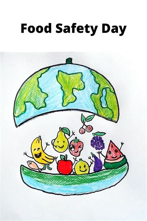 World Food Safety Day Drawing | How To Draw World Food Safety Day ...