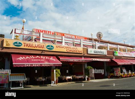 Restaurants, Yumbo Centrum, shopping and entertainment centre, Playa del Ingles, Gran Canaria ...