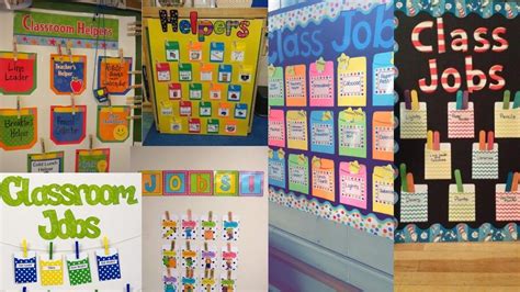 Classroom Jobs chart decoration ideas/Classroom helper chart for preschool/classroom duty chart ...