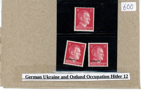 German-Ukraine and Ostland Occupation, Hitler stamps - 12