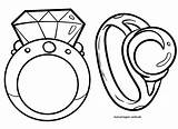Great coloring Page jewelry rings  Free Pages sketch template