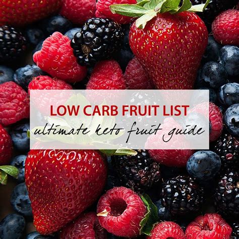 Low Carb Fruits List - The Ultimate Guide to Keto Fruits - The Keto Queens