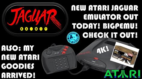 New Atari Jaguar Emulator Out Today! BIGPEMU! Also: My Atari Goods ...