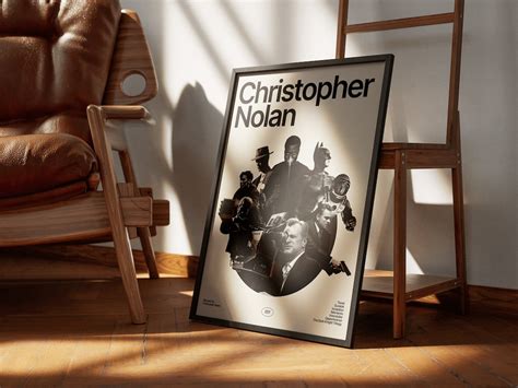 Christopher Nolan Wall Art Cinema Poster Tenet Dunkirk Memento ...