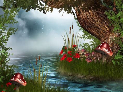 Enchanted Magical Forest | The Ethereal Scent: ENCHANTED FOREST 3d Nature Wallpaper, Nature ...