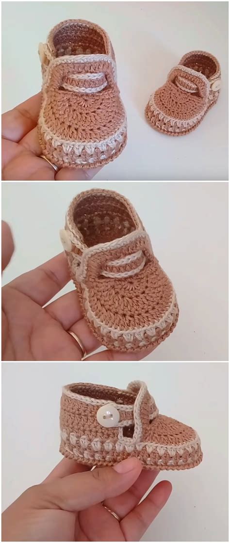 Crochet Lovely Baby Shoes Video Tutorial - Crochet Ideas