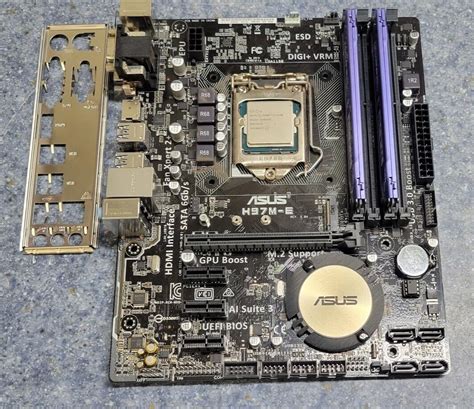 ASUS H97M-E Motherboard Micro ATX MtherBoard CPU Combo i7-4790 + 8GB RAM (2X4GB) for Sale ...