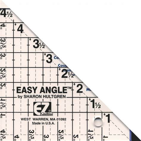 Easy Angle Ruler 45 Degree 4-1/2"