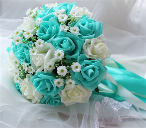 Achetez en Gros turquoise fleur bouquet en Ligne à des Grossistes turquoise fleur bouquet ...