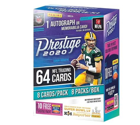 2020 NFL Prestige Football Trading Card Blaster Box - Walmart.com